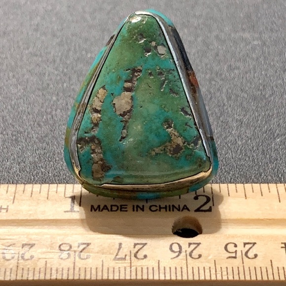 NOT FOR SALE 🚫 VTG NA Turquoise w/ Inlaid Ring - Picture 6 of 8